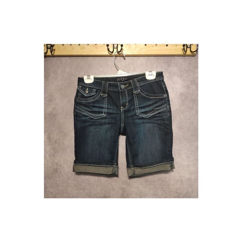 😊 Earl Jeans cuffed denim shorts 5